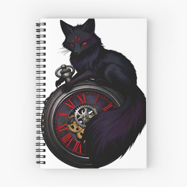Item preview, Gothic Kitsune Shadow Fox Pocket Watch designed and sold by IllumeInk.