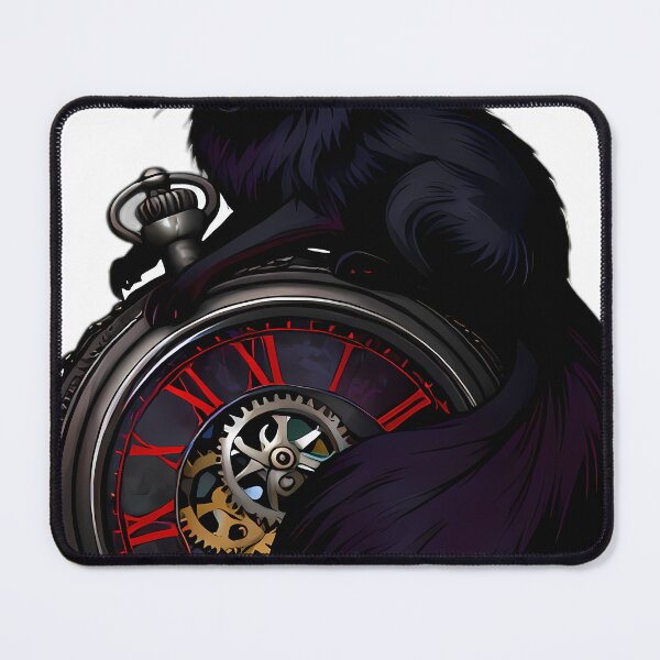 Item preview, Gothic Kitsune Shadow Fox Pocket Watch designed and sold by IllumeInk.