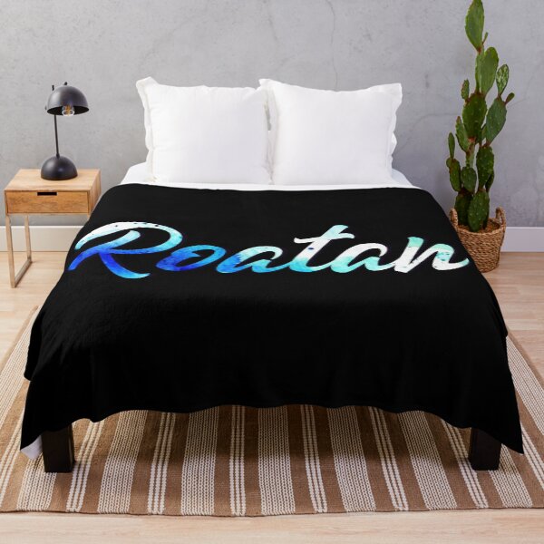 Item preview, Roatan Travel Typography - Classic White Island Souvenir Lettering designed and sold by Gustavo Navarro.