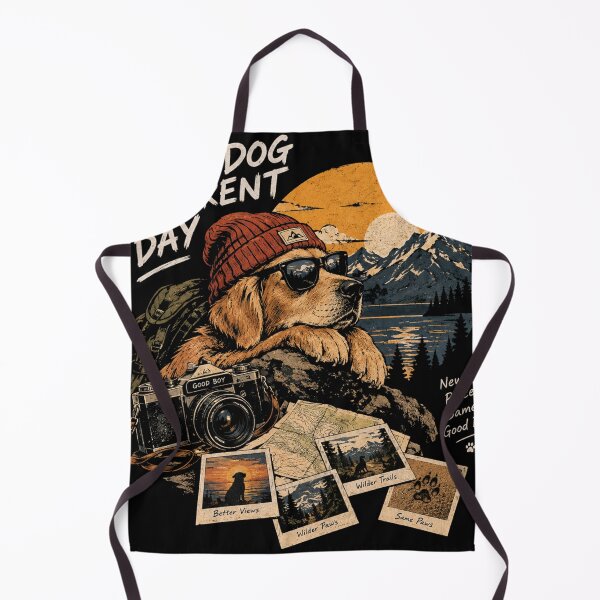 Item preview, Same Dog Different Day - Adventurous Golden Retriever Hiking Streetwear designed and sold by GenZFashion000.