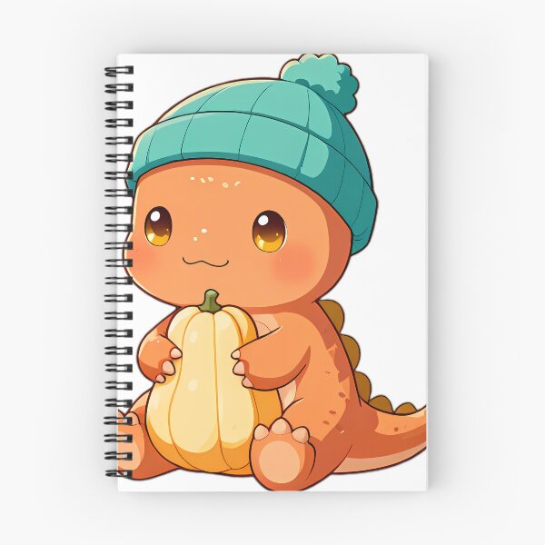 Item preview, Cute Baby Ceratosaurus with Mini Nose Horn Hugging Butternut Squash designed and sold by pumsquare.