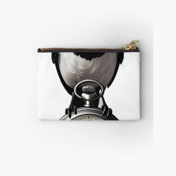 Item preview, Gothic Magpie Jeweled Silver Pocket Watch designed and sold by IllumeInk.