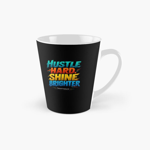 Item preview, Hustle Hard Shine Brighter Motivational Typography Design  designed and sold by Pawar1999.