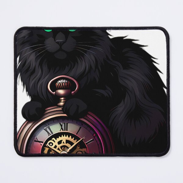 Item preview, Gothic Forest Cat Antique Bronze Pocket Watch designed and sold by IllumeInk.