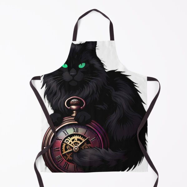 Item preview, Gothic Forest Cat Antique Bronze Pocket Watch designed and sold by IllumeInk.