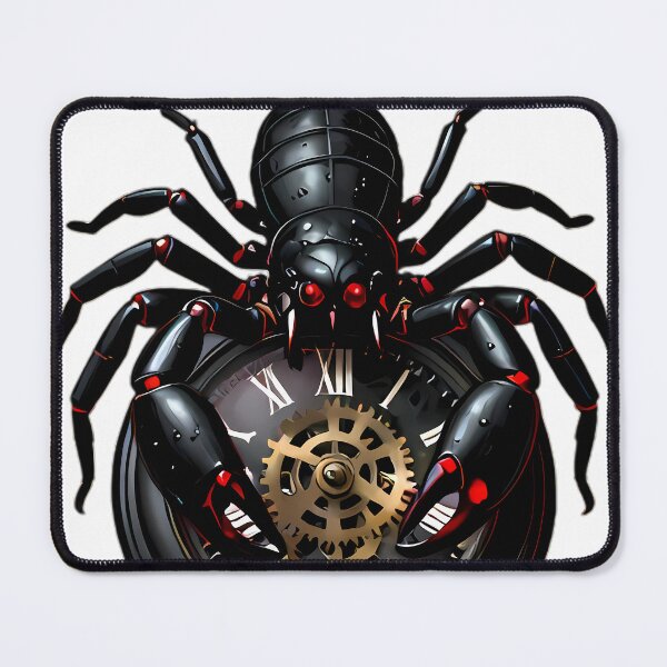 Item preview, Gothic Emperor Scorpion Obsidian Pocket Watch designed and sold by IllumeInk.