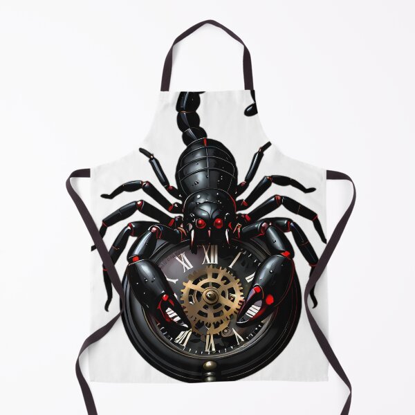 Item preview, Gothic Emperor Scorpion Obsidian Pocket Watch designed and sold by IllumeInk.