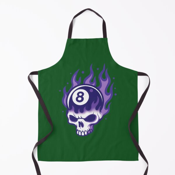 Item preview, Purple Flame Skull  8-Ball Graphic Design 747 designed and sold by Gavani2341.