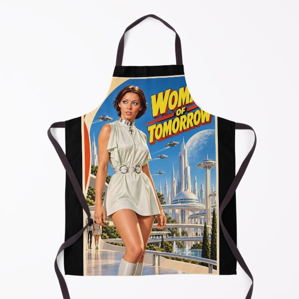 Item preview, Woman of Tomorrow Reto Sci-Fi Poster designed and sold by Moviebuff91.