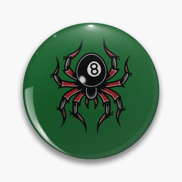Item preview, Traditional 8-Ball Spider - Traditional Tattoo 203 designed and sold by Gavani2341.