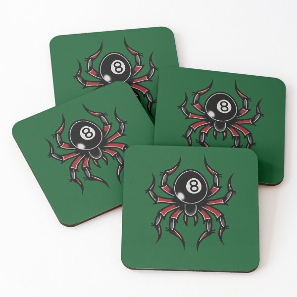 Item preview, Traditional 8-Ball Spider - Traditional Tattoo 203 designed and sold by Gavani2341.