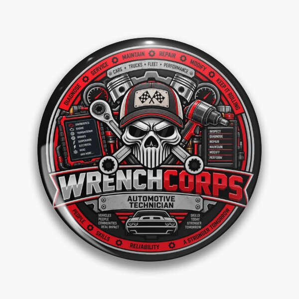 Item preview, WrenchCorps - Automotive Technician designed and sold by WrenchCorps.