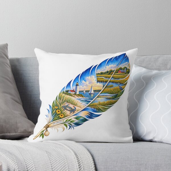 Item preview, Delaware Coastal Feather designed and sold by Whimspired By Paxx.