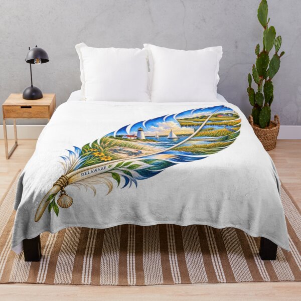 Item preview, Delaware Coastal Feather designed and sold by Whimspired By Paxx.