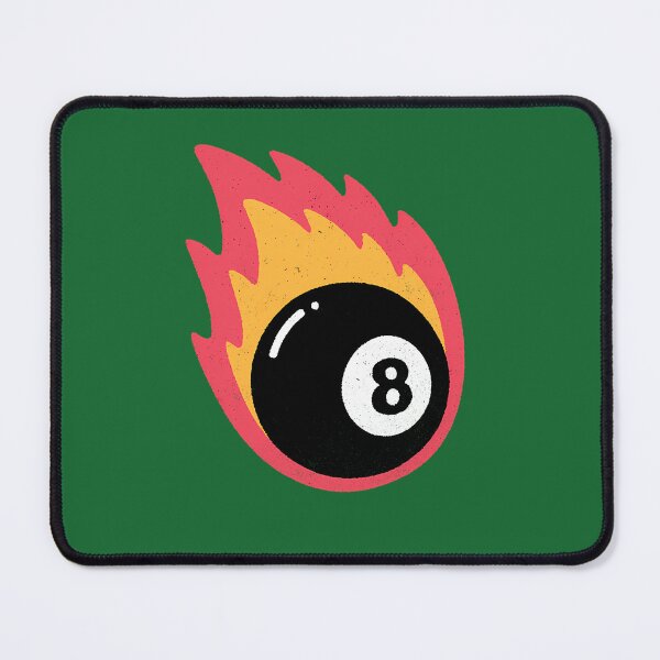 Item preview, Retro Flaming 8 Ball On Fire Pool Lover 440 designed and sold by Gavani2341.