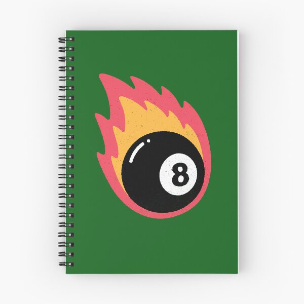 Item preview, Retro Flaming 8 Ball On Fire Pool Lover 440 designed and sold by Gavani2341.