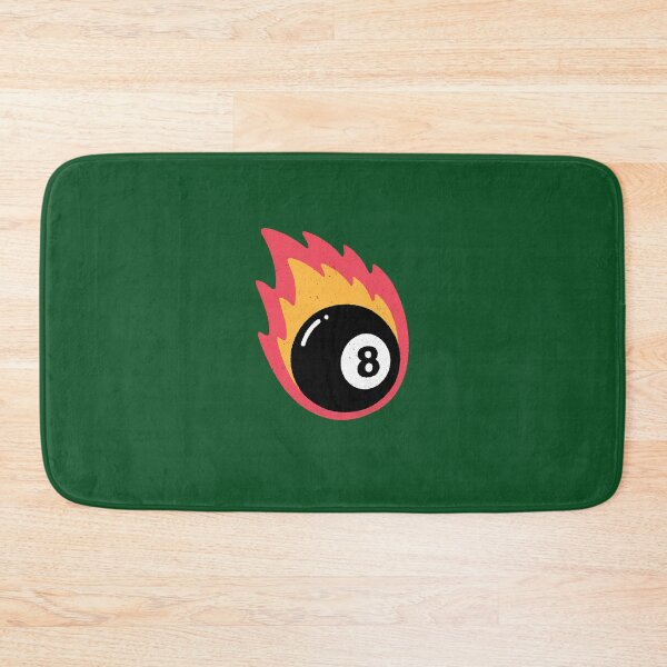 Item preview, Retro Flaming 8 Ball On Fire Pool Lover 440 designed and sold by Gavani2341.