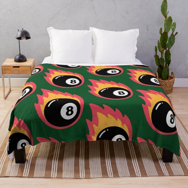 Item preview, Retro Flaming 8 Ball On Fire Pool Lover 440 designed and sold by Gavani2341.