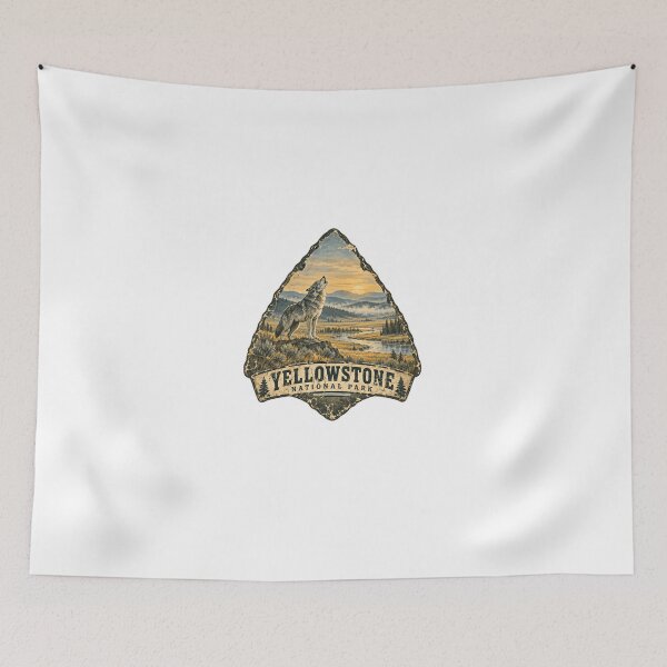 Item preview, Yellowstone National Park Howling Wolf Wildlife Nature Park Visitor designed and sold by Star3NowForMe.