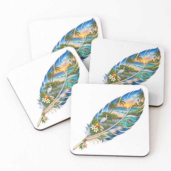 Item preview, Florida Sunshine Feather designed and sold by Whimspired By Paxx.