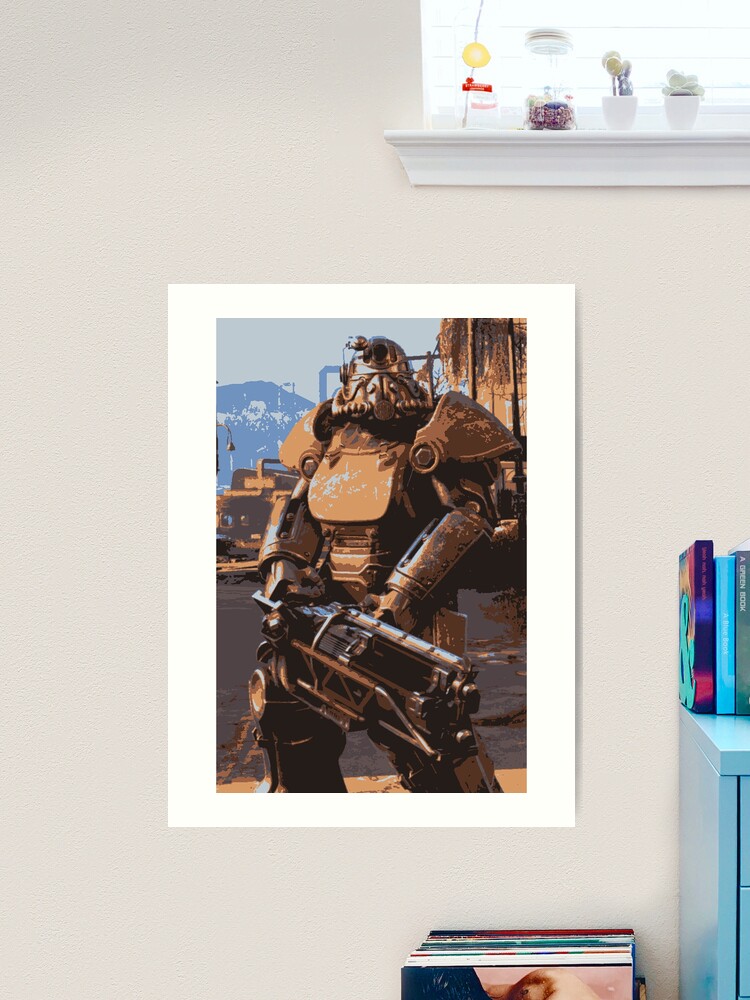 Fallout 3 Enclave Battle Power Armor Gaming  Poster for Sale by  ScriblrCrearTs