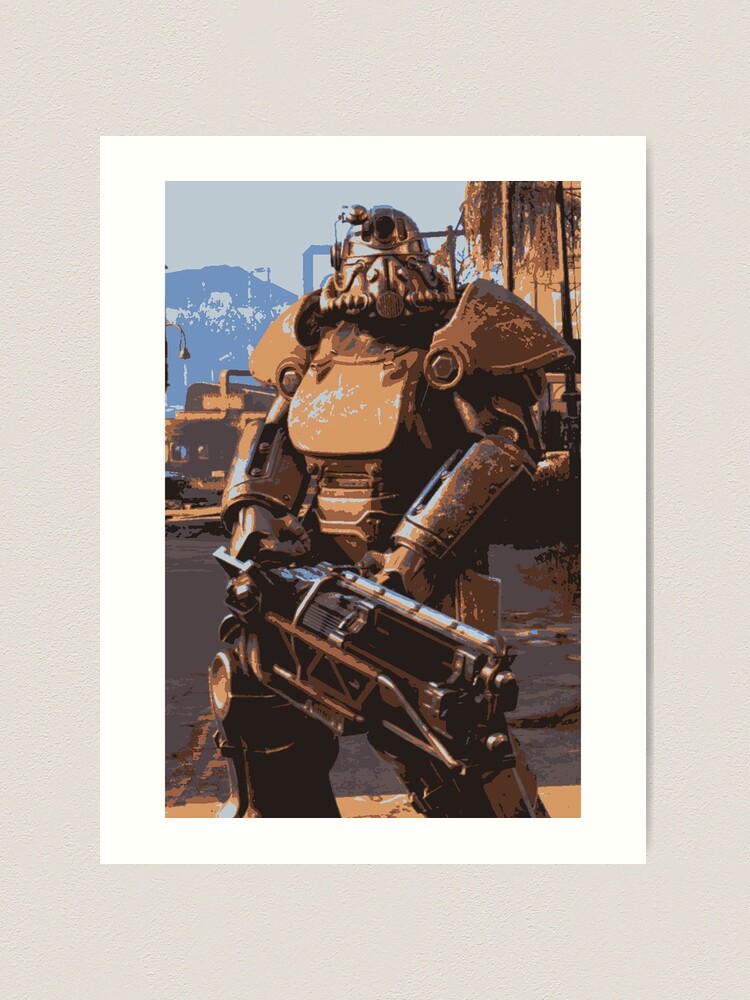 Fallout 3 Enclave Battle Power Armor Gaming  Poster for Sale by