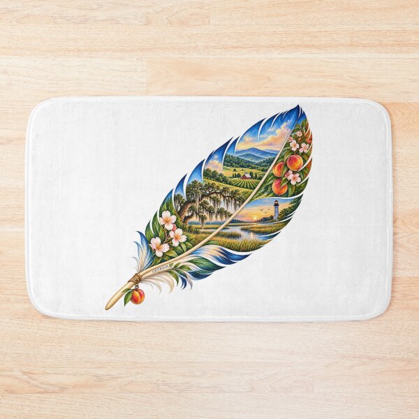 Item preview, Georgia Peach Feather designed and sold by Whimspired By Paxx.