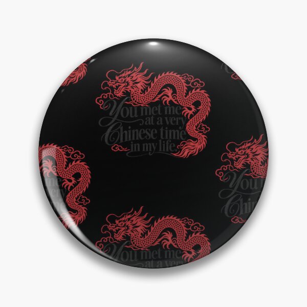 Item preview, Red Asian Dragon Oriental Aesthetic Parody Quote Typography Design designed and sold by JapanAnimeSH1.