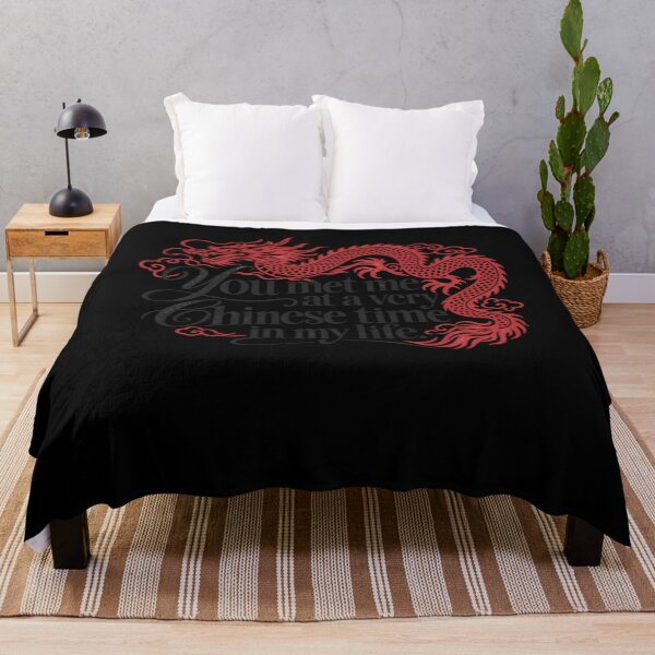Item preview, Red Asian Dragon Oriental Aesthetic Parody Quote Typography Design designed and sold by JapanAnimeSH1.