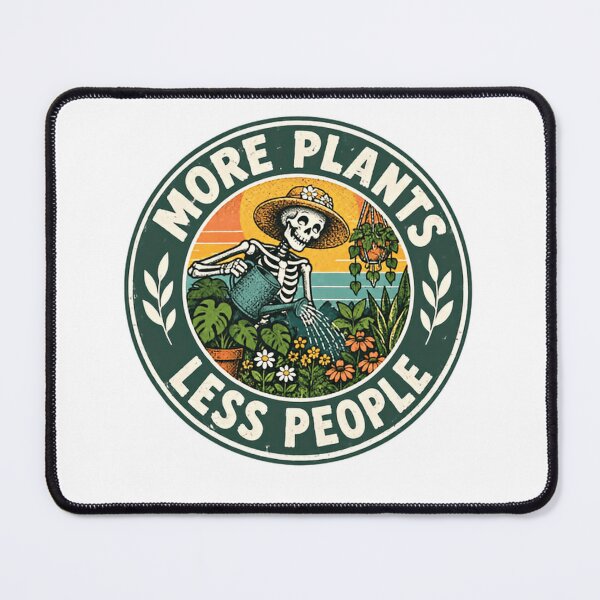 Item preview, More Plants Less People Plant Lover Gardening Introvert designed and sold by RetroMini2026.