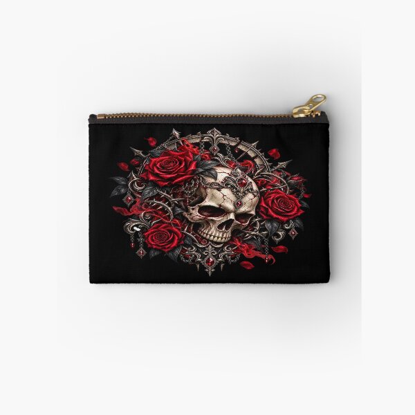 Item preview, Gothic Skull and Roses – Dark Fantasy designed and sold by TroviTutto.