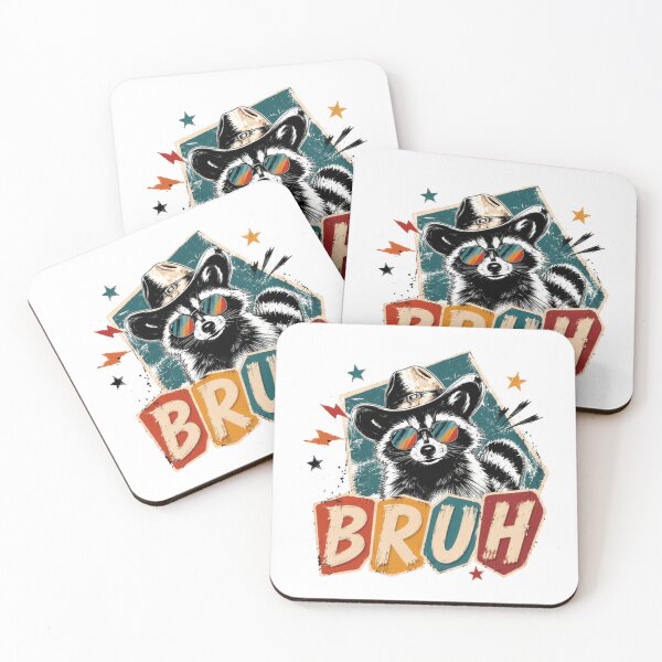Item preview, Bruh Raccoon Humorous Slang Meme designed and sold by JonesFlora2025.