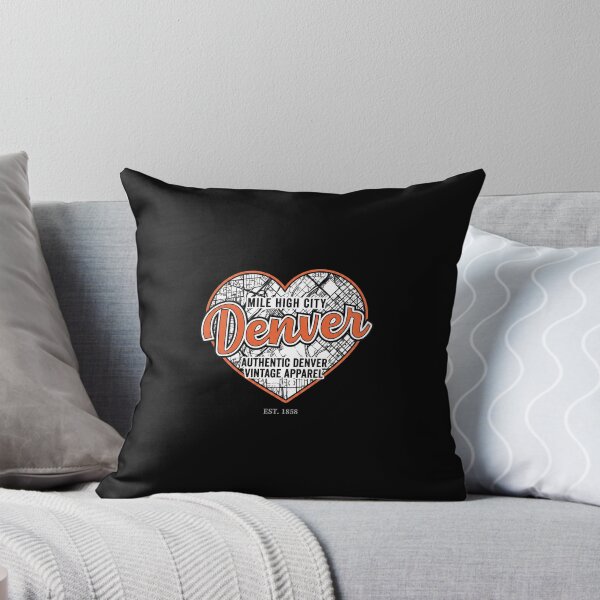 Item preview,  Denver Heart City Map Typography  designed and sold by Malikaoyle.