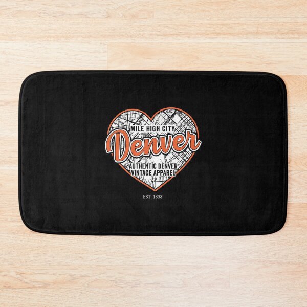 Item preview,  Denver Heart City Map Typography  designed and sold by Malikaoyle.