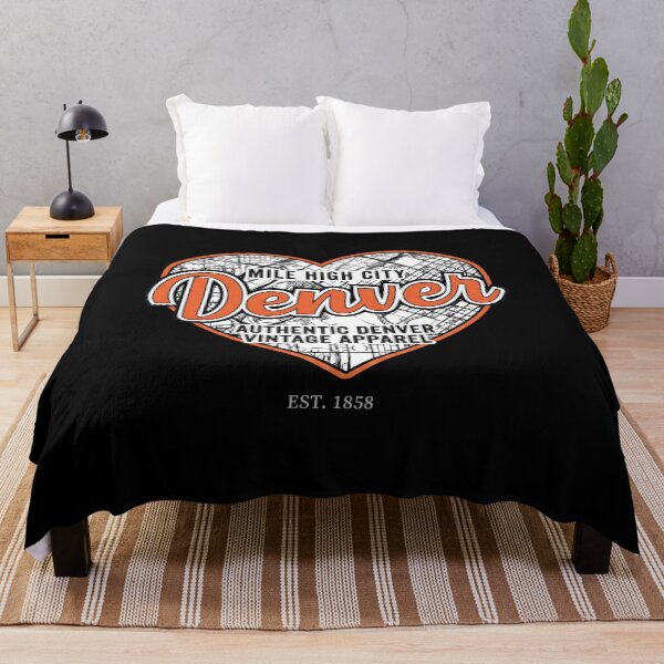 Item preview, Denver Heart City Map Typography designed and sold by Malikaoyle.
