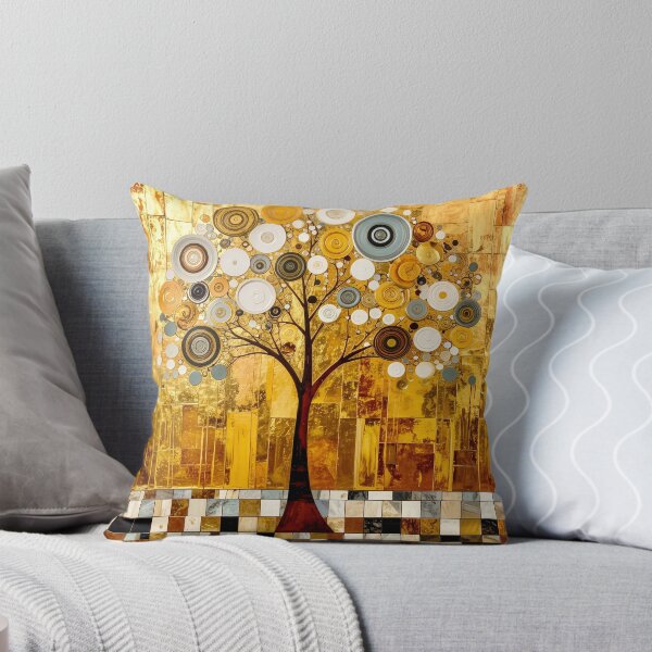 Item preview, Ornate Gold Leaf and Mosaic Circle Tree designed and sold by Vicky Brago-Mitchell®.