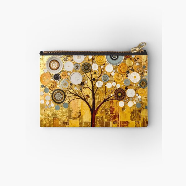 Item preview, Ornate Gold Leaf and Mosaic Circle Tree designed and sold by Vicky Brago-Mitchell®.