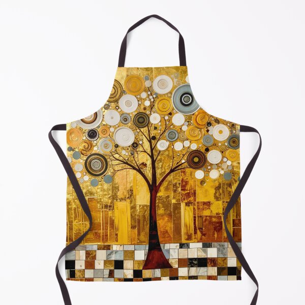 Item preview, Ornate Gold Leaf and Mosaic Circle Tree designed and sold by Vicky Brago-Mitchell®.