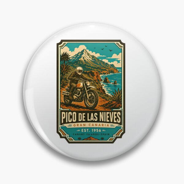 Item preview, Pico De Las Nieves Gran Canaria Est. 1956 Canary Islands Spain Motorcycling Adventure Travel Biker designed and sold by Simsimah26Parks.