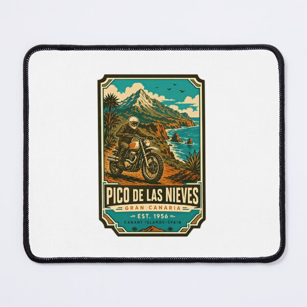 Item preview, Pico De Las Nieves Gran Canaria Est. 1956 Canary Islands Spain Motorcycling Adventure Travel Biker designed and sold by Simsimah26Parks.