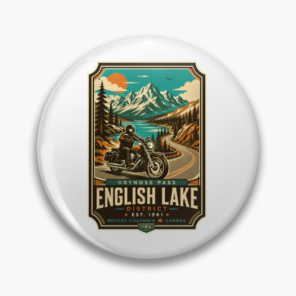 Item preview, Wrynose Pass Englishlake District Est. 1961 British Columbia Canada Motorcycle Travel designed and sold by Simsimah26Parks.