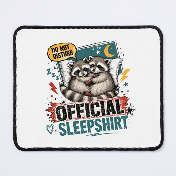 Item preview, Do Not Disturb Official Sleep Raccoon Lover Sleeping Animal Wildlife designed and sold by JonesFlora2025.