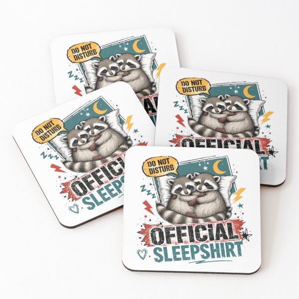 Item preview, Do Not Disturb Official Sleep Raccoon Lover Sleeping Animal Wildlife designed and sold by JonesFlora2025.