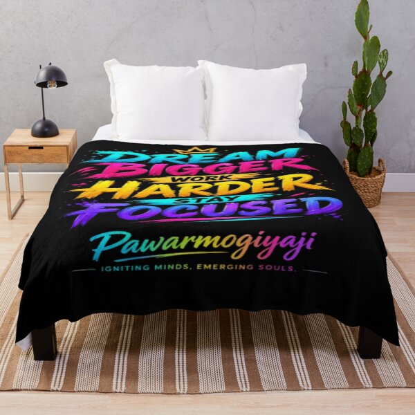 Item preview, Dream Bigger Work Harder Stay Focused Motivational Quote designed and sold by Pawar1999.