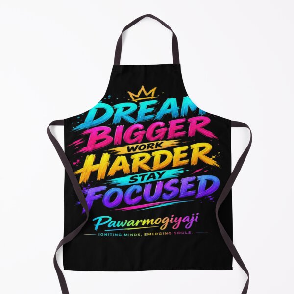 Item preview, Dream Bigger Work Harder Stay Focused Motivational Quote  designed and sold by Pawar1999.