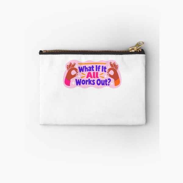 Item preview, What If It All Works Out? Optimistic Manifestation Positive Thinking Encouragement designed and sold by SkeletonsDanger.
