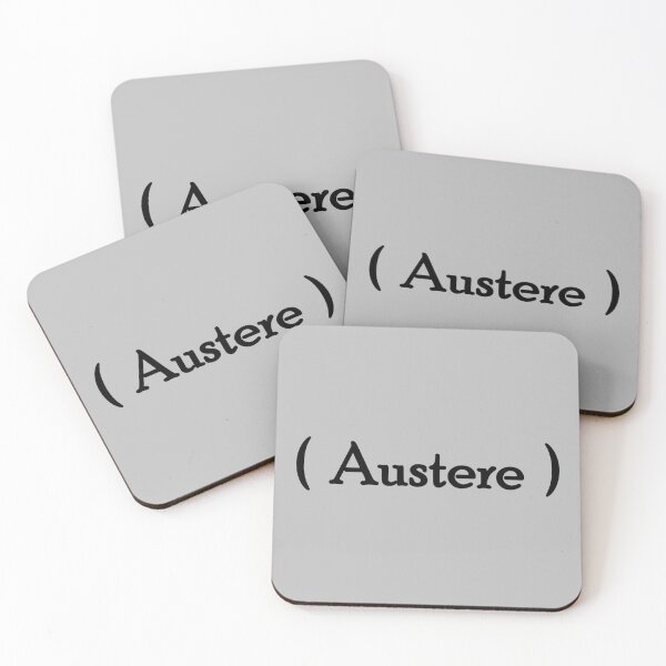 Item preview, Iconic Label - "Austere" Black Lettering designed and sold by cousinbessie.