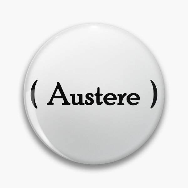 Item preview, Iconic Label - "Austere" Black Lettering designed and sold by cousinbessie.