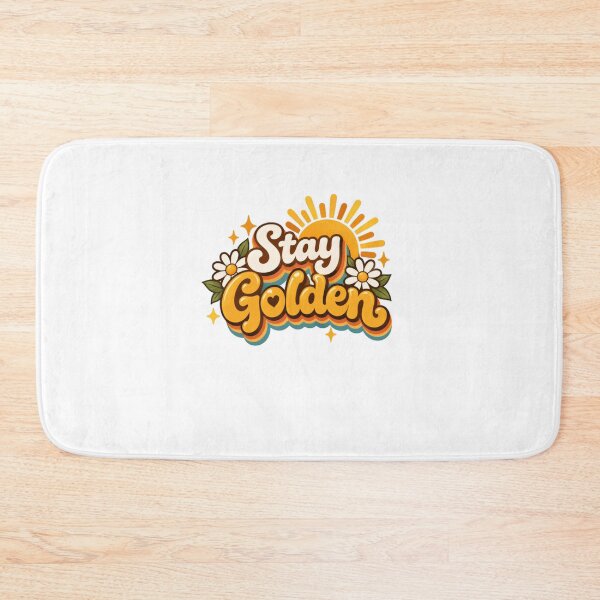 Item preview, Stay Golden Positive Affirmation Happiness Optimism designed and sold by SkeletonsDanger.