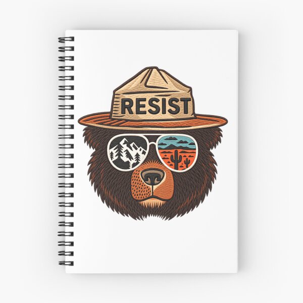 Item preview, Resist Environmental Activist Conservation Bear designed and sold by RetroMini2026.